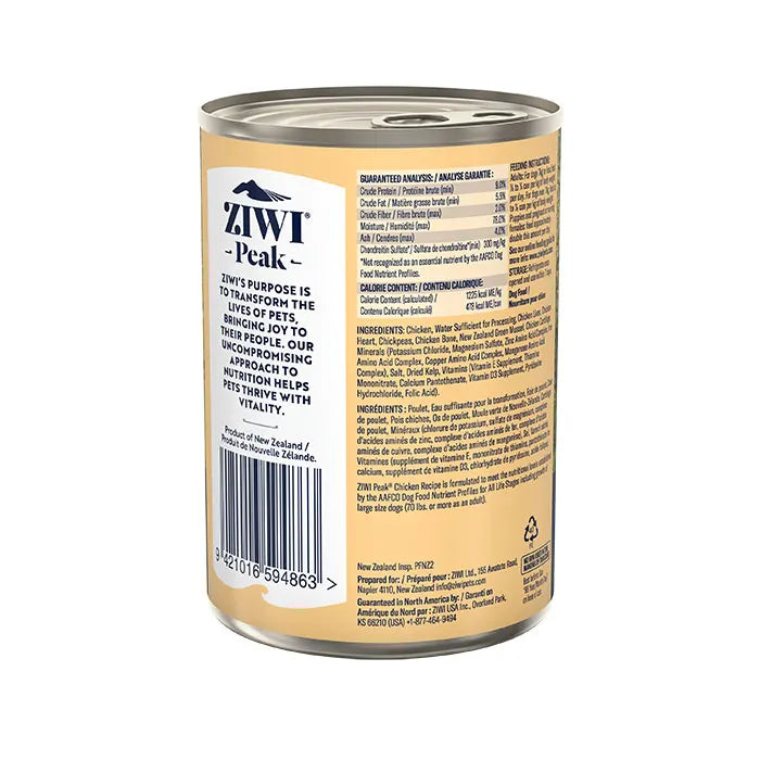 ZIWI PEAK Chicken Dog Can