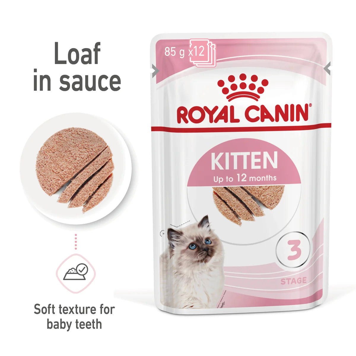 Royal Canin Wet Cat Food Kitten Loaf