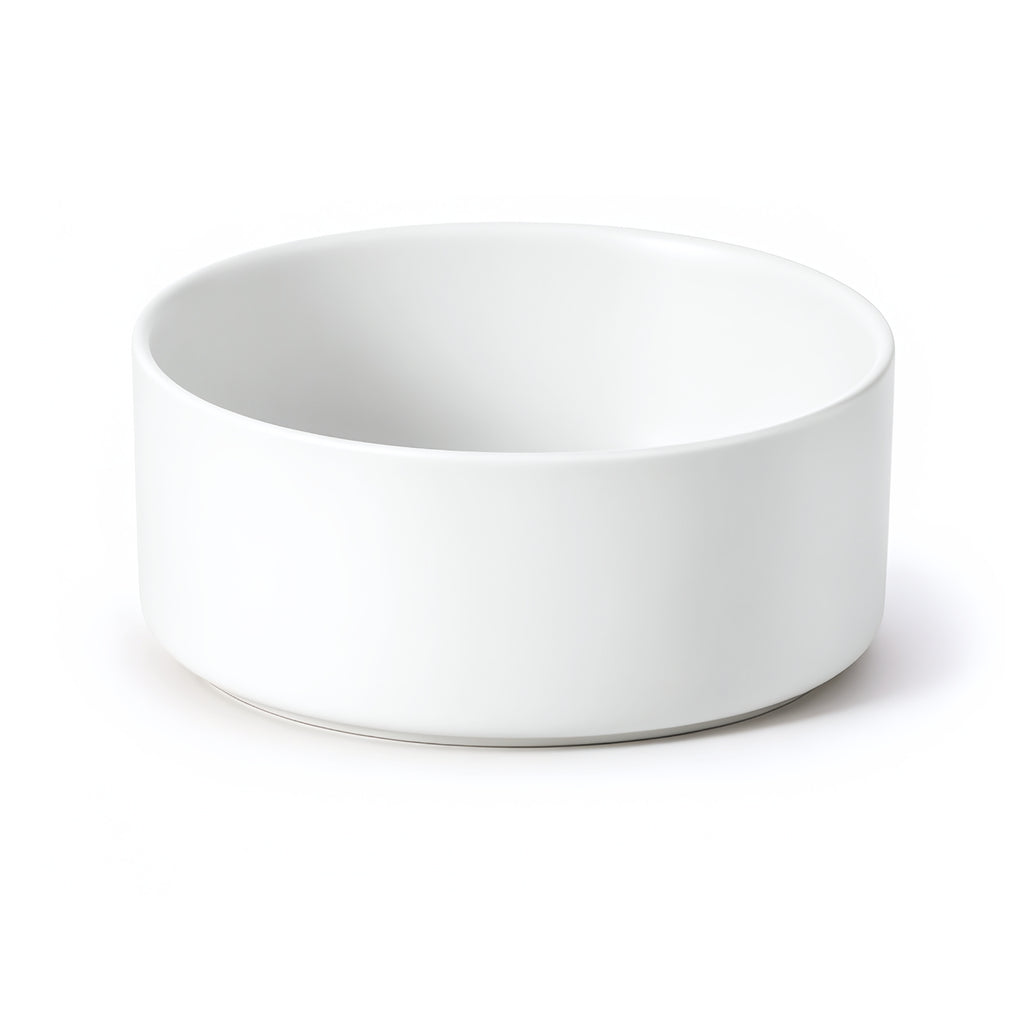 Jesoli Matte Ceramic Pet Bowl – 850ml – 白色 850毫升