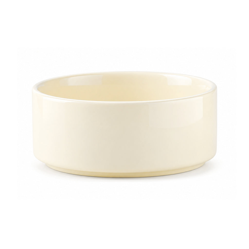 Jesoli Glossy Ceramic Pet Bowl – 850ml – 象牙白 850毫升