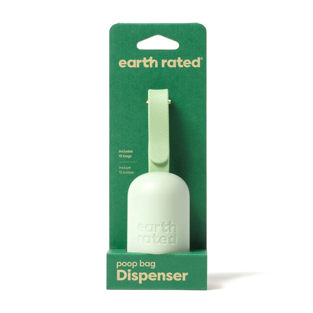 Earth Rated Leash Dispenser with 15 bags - Unscented