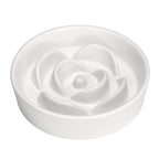 Jesoli Petal Maze Ceramic Slow Feeder Bowl – 小号15.5厘米 白色