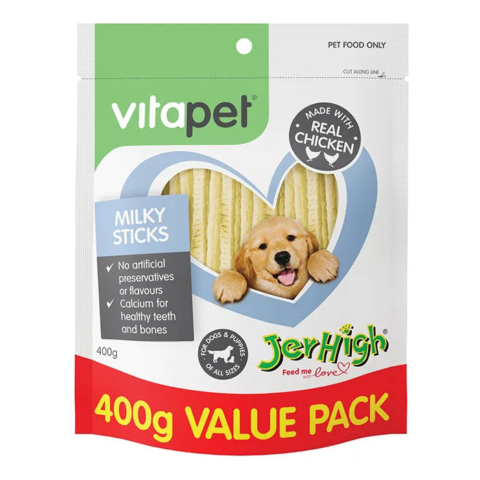 Vitapet  Jerhigh Milky Sticks Dog Treats