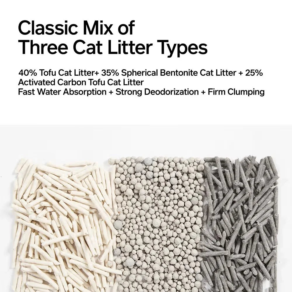 PIDAN 3-in-1 Mixed Tofu & Bentonite Cat Litter