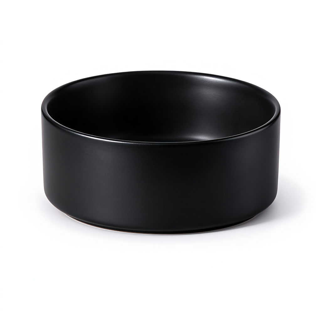 Jesoli Matte Ceramic Pet Bowl – 850ml – 黑色 850毫升