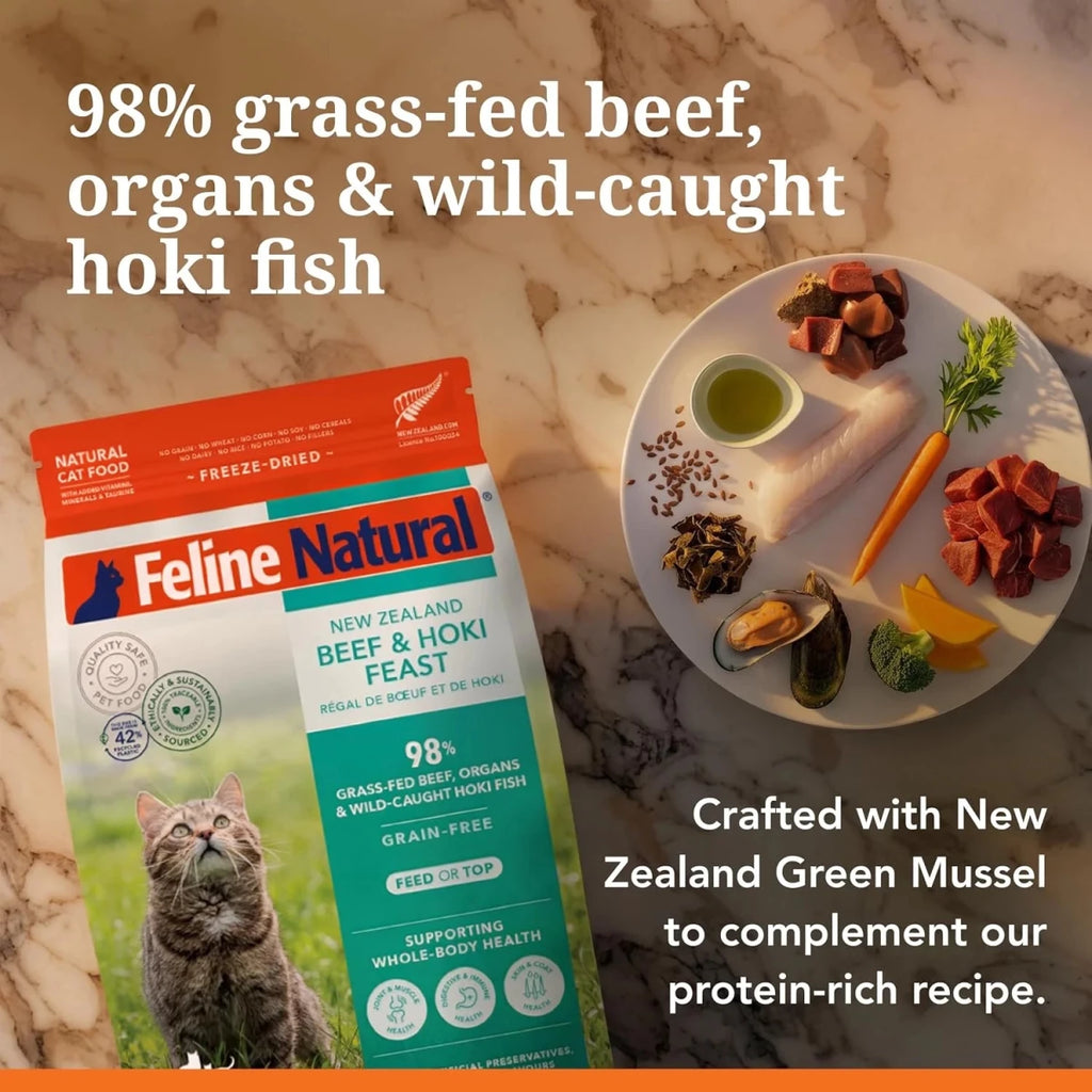 Feline Natural Chicken & Lamb Feast Freeze-Dried Cat Food 800g - Furlio