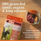 Feline Natural Lamb & King Salmon Feast Freeze-Dried Cat Food 800g