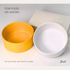 Jesoli Essential Matte Ceramic Pet Bowl – 850ml – 用途图_干粮湿粮与饮水