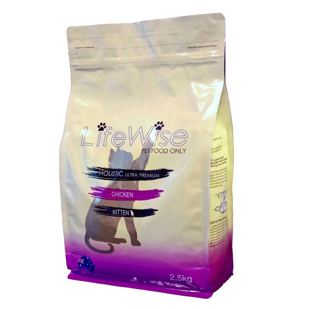 LifeWise Chicken with Vegetables Kitten Dry Cat Food 9kg (Duration date 09 Mar 2027) - Furlio