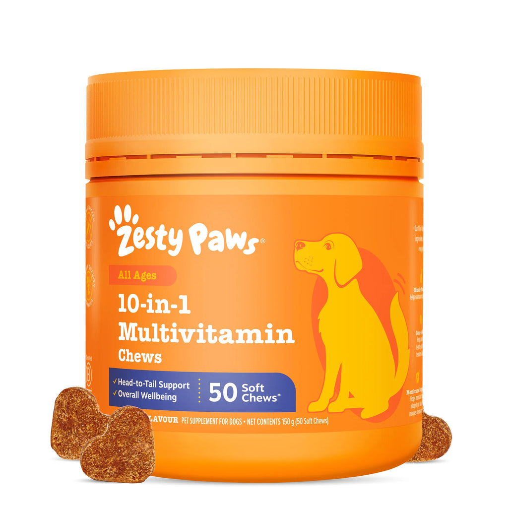 Zesty Paws  10 In 1 Multivitamin Chews Wellness Supplement For Dogs
