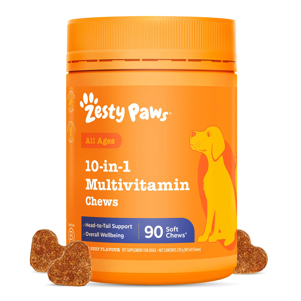 Zesty Paws  10 In 1 Multivitamin Chews Wellness Supplement For Dogs
