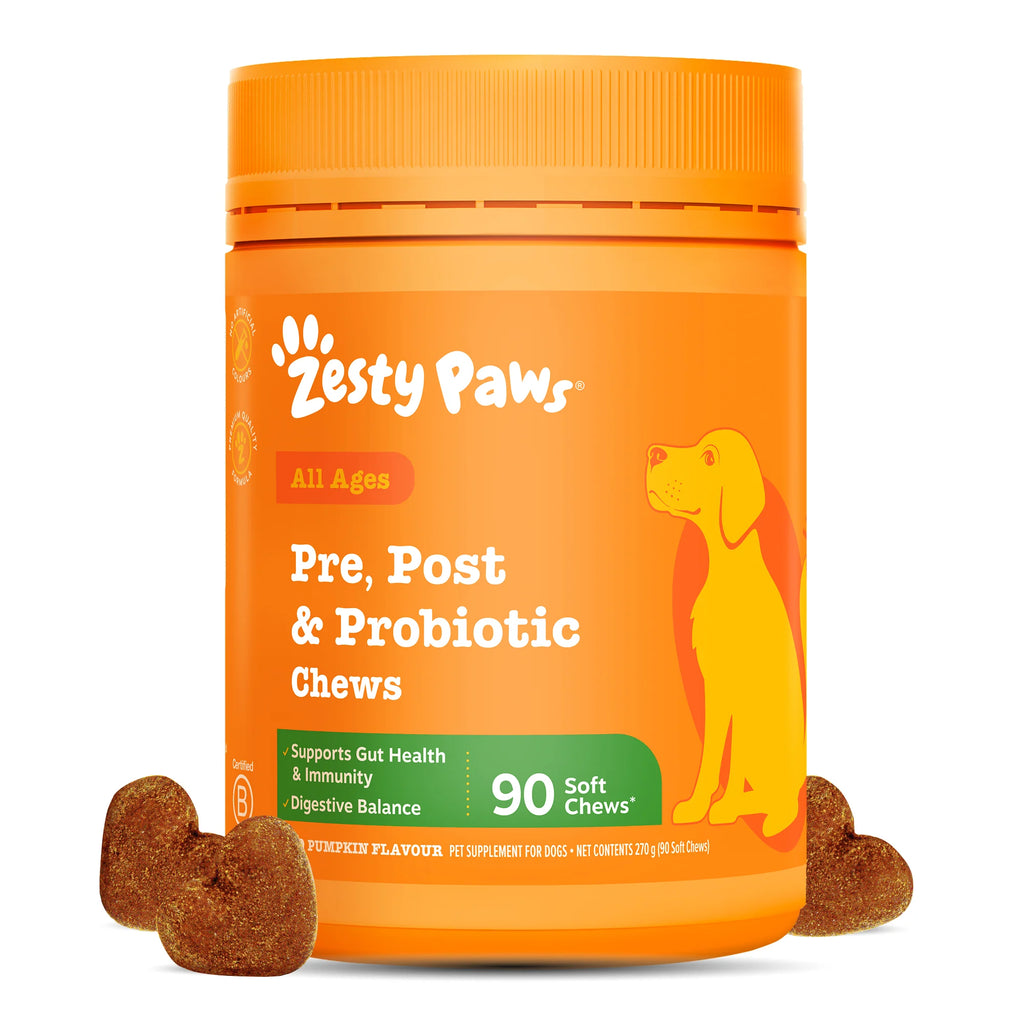 Zesty Paws  Pre, Post and Probiotic Chews For Dogs