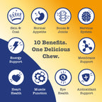 Zesty Paws  10 In 1 Multivitamin Chews Wellness Supplement For Dogs