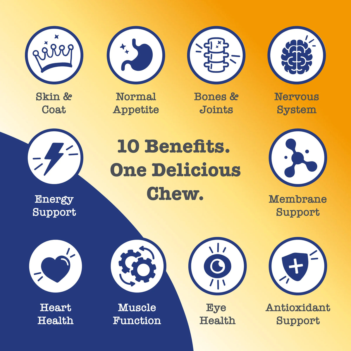 Zesty Paws  10 In 1 Multivitamin Chews Wellness Supplement For Dogs