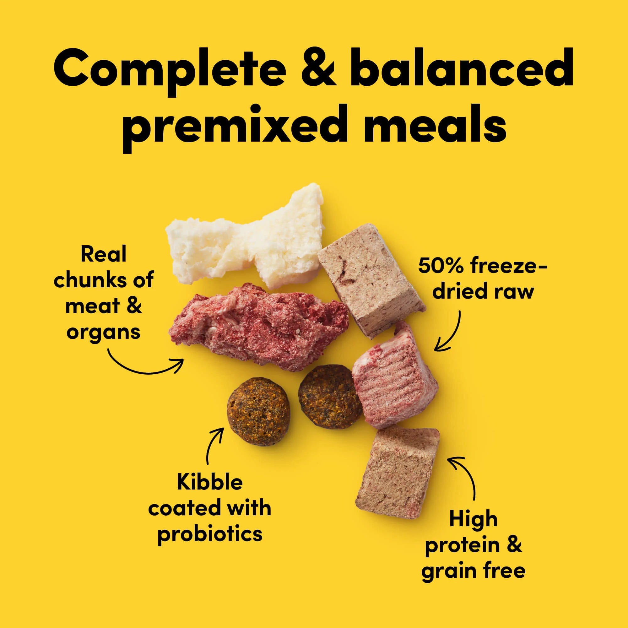 Animals Like us RAWMIX50 Dog food with Grass-fed Beef