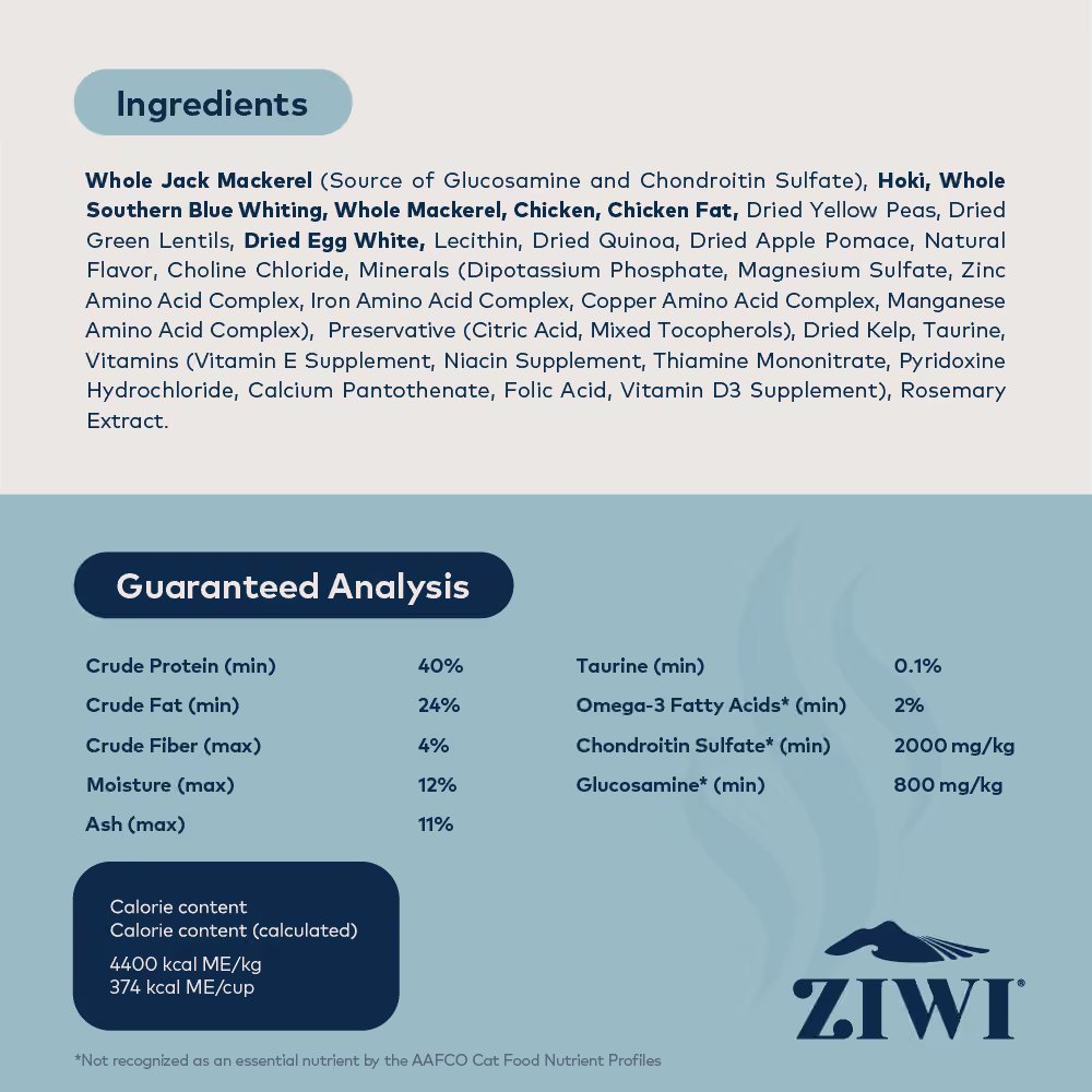 ZIWI PEAK Wild South Pacific Fish Recipe