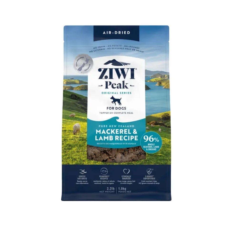 ZIWI Peak Air-Dried Lamb & Mackerel All Life Stages Dry Dog Food - Furlio