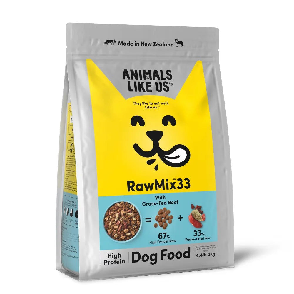 ANIMALS LIKE US RawMix™ 33 Freeze Dried Grass Fed Beef Adult Dry Dog Food