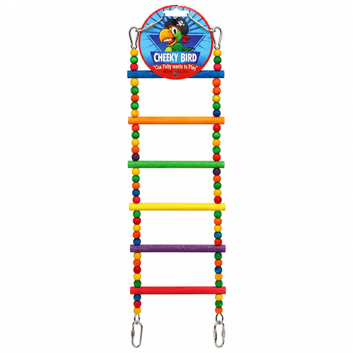 Cheeky Bird 6 Step Ladder with Beads