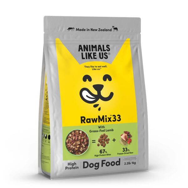 ANIMALS LIKE US RawMix 33™ Freeze Dried Grass Fed Lamb Adult Dry Dog Food - Furlio