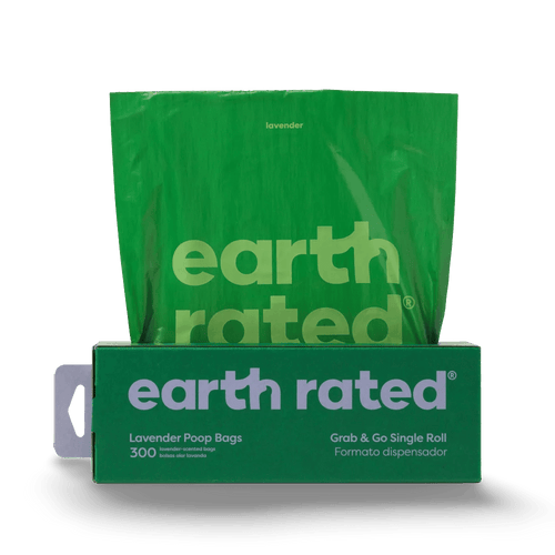Earth Rated Grab & Go Dog Poop Bags 300 Count 8''× 13'' - Furlio
