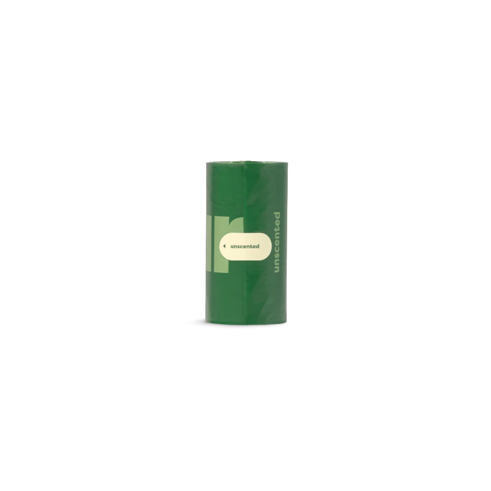 EARTH RATED  Unscented 65% Recycled Plastic Poo Bags 9''× 13''
