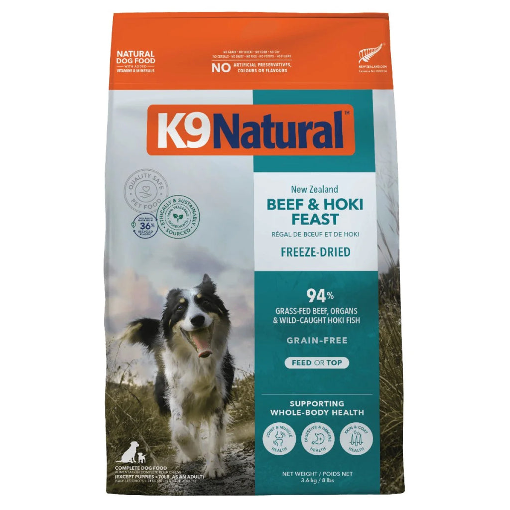 K9 Natural Grain-Free FD NZ Beef & Hoki Feast