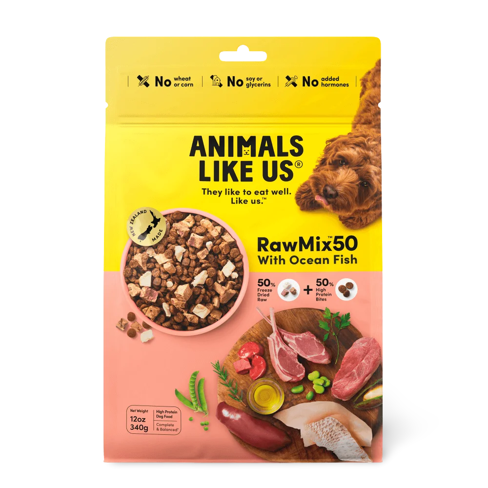 Animals Like us RAWMIX50 Dog food with Ocean Fish