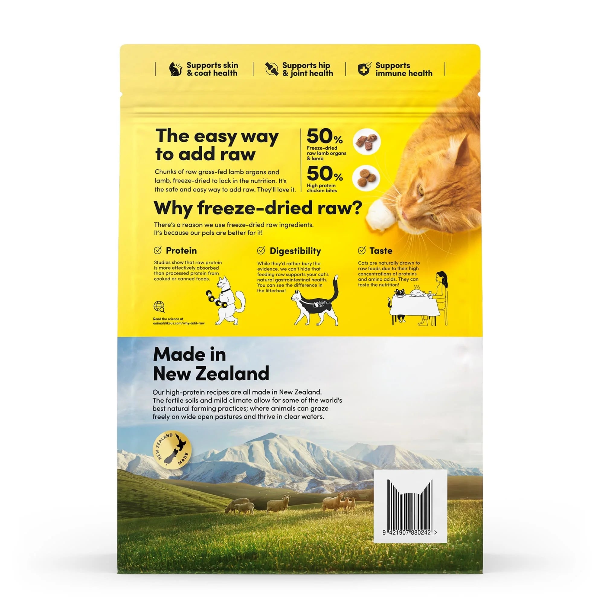 ANIMALS LIKE US RawMix50™ Lamb And Chicken Adult Dry Cat Food