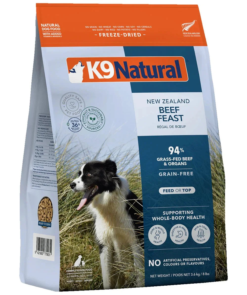 K9 NATURAL GRAIN-FREE FD NZ BEEF FEAST