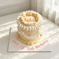 Pawradise Classic Paw Wish Cream Dog Birthday Cake-Sydney Pickup Only - Furlio